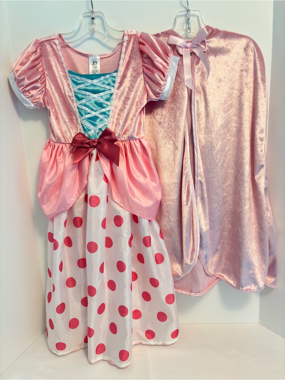 Little Adventures Bo Peep & Pink Cloak Dress-Up Costume Size M